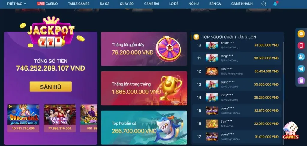 Phiên bản web tối ưu cho di động 789ber Nổ Hũ